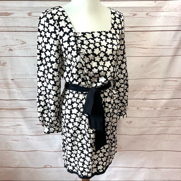 Anthropologie Leifsdottir Silk Vintage Inspired Floral Star Dress - Picture 2 of 8